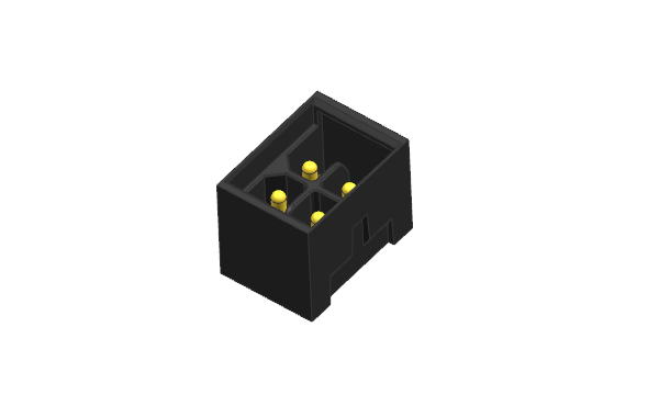 H系 2x2芯 双扣 公针插座